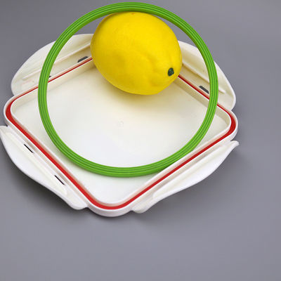 حلقة إحكام من السيليكون المبثوقة بدرجة الغذاء بدون رائحة لإحكام إغلاق حاوية الطعام